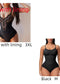 Lace Lace Stitching  Bodysuit Erotic Lingerie Women