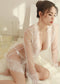 Erotic Lingerie Women's Transparent Lace Mesh Nightdress