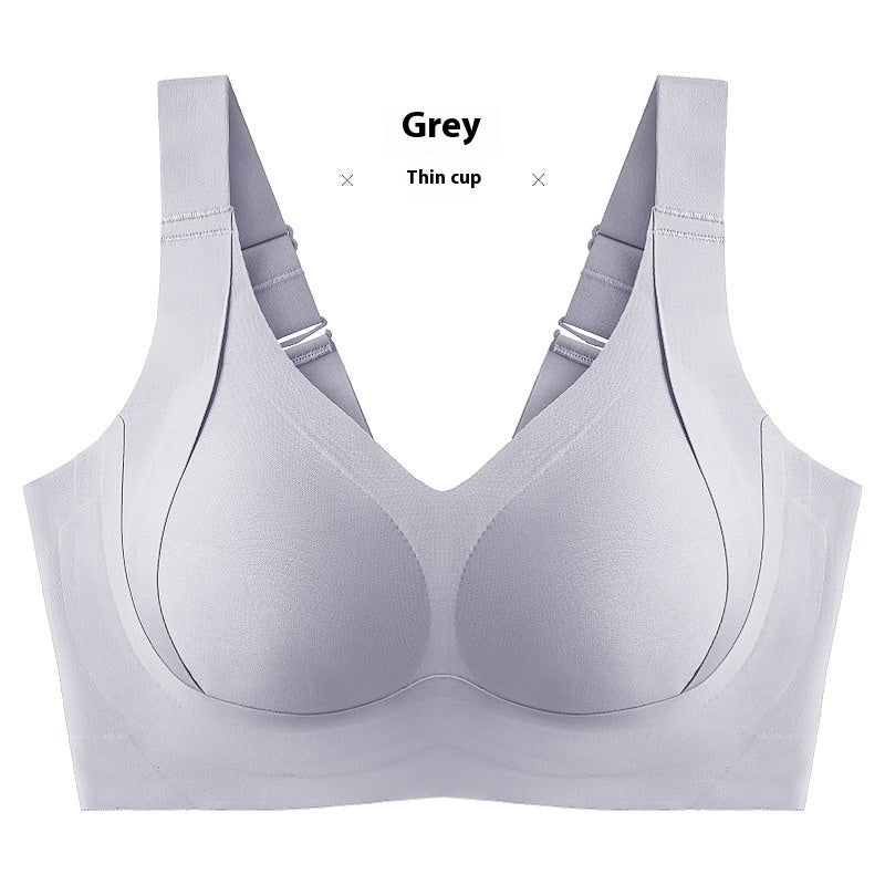 Bra Full Cup Large Size Seamless Thin Underwear