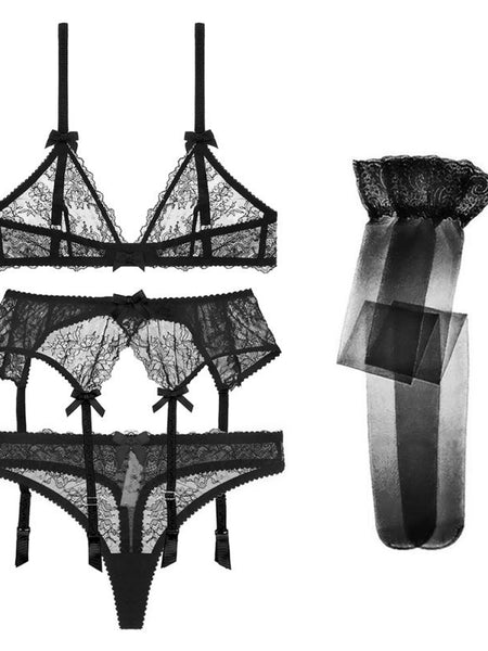 Ladies French Triangle Cup Lingerie Set