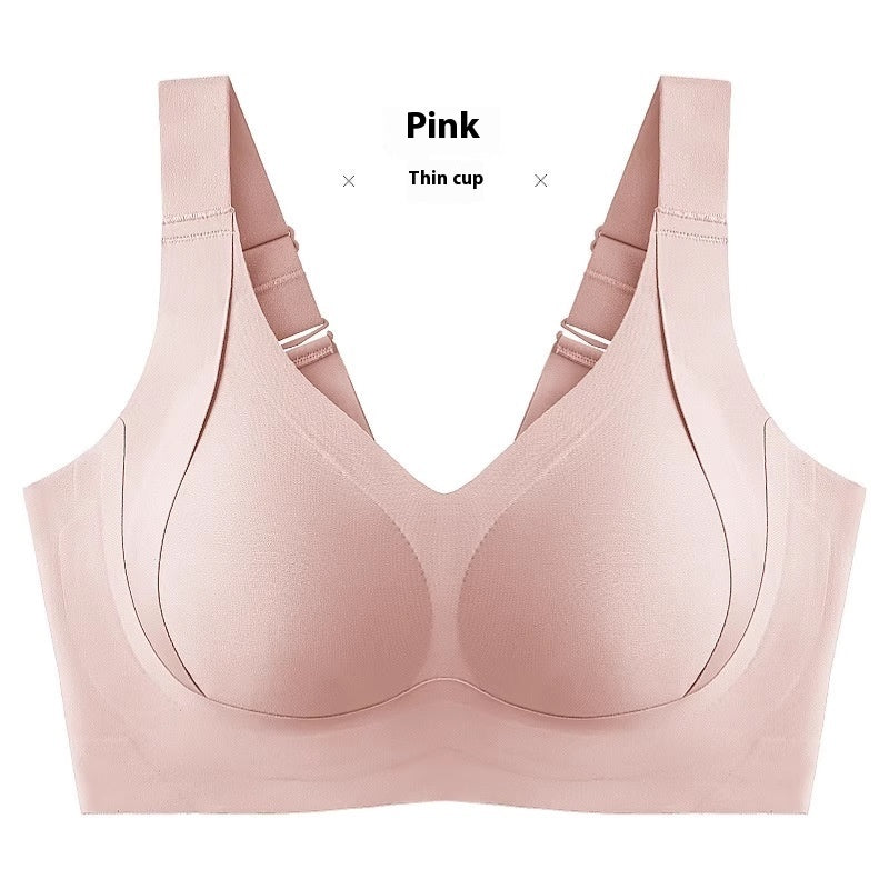 Bra Full Cup Large Size Seamless Thin Underwear