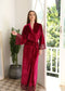 Long-sleeve Fleece Suspender Nightdress Gold Velvet Pajamas