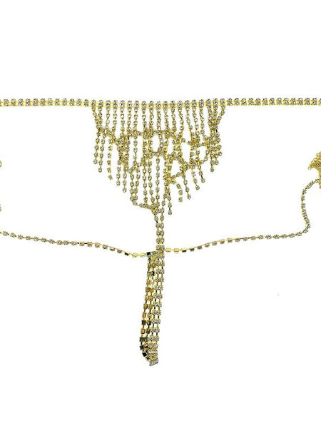 Rhinestone Sexy Lingerie Suit Body Chain