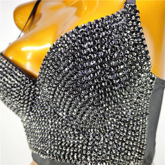 Fashion Women's Simple Sling Beaded Bra