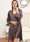 Silkworm silk suspender nightdress