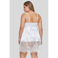 Sexy lace stitching two-piece nightdress