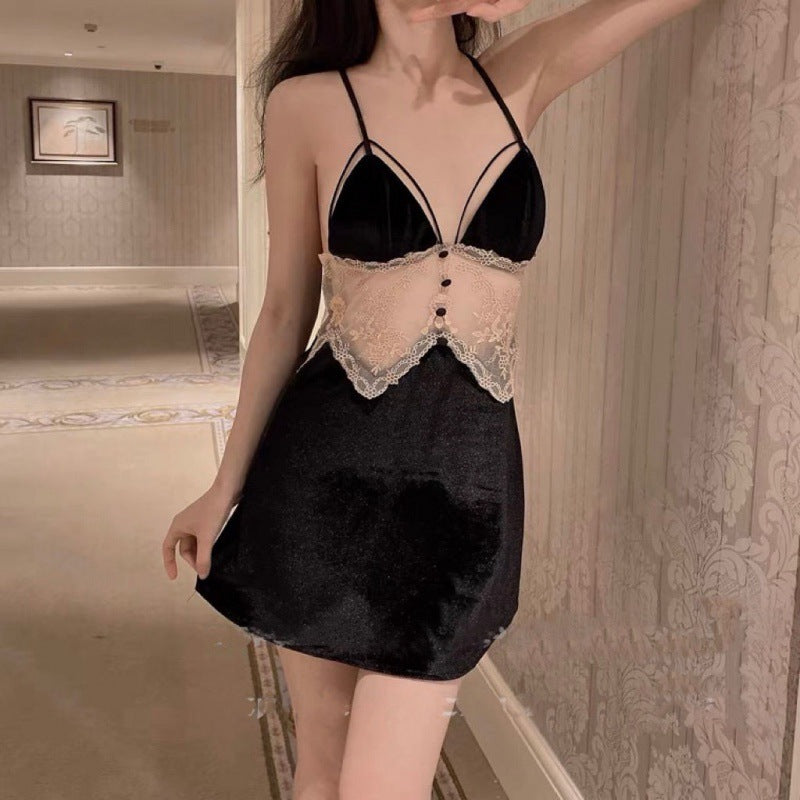 French  Nightdress Pure Desire Suspender Skirt