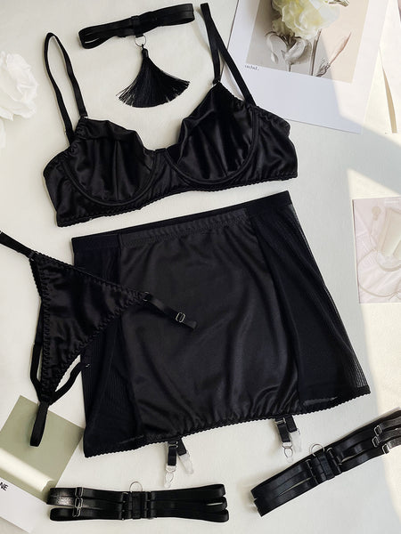 European And American Tassle Fashion Lingerie Suit