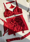 European And American Tassle Fashion Lingerie Suit