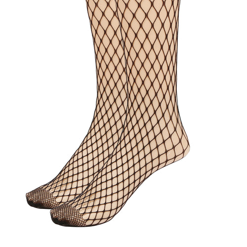 1Pc Women Fishnet Tights Sexy High Waist Fishnet Pantyhose Stretchy Mesh Hollow Out Tights Stockings With Medium Large Hole Choices
