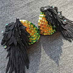 Handmade Sequined Mermaid Scale Bikini Lingerie