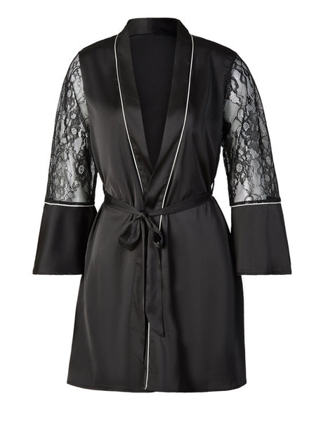 Lace Stitching Cutout  Pajamas Nightdress