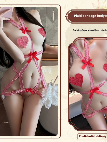 Sexy Open Crotch Jumpsuit Lingerie