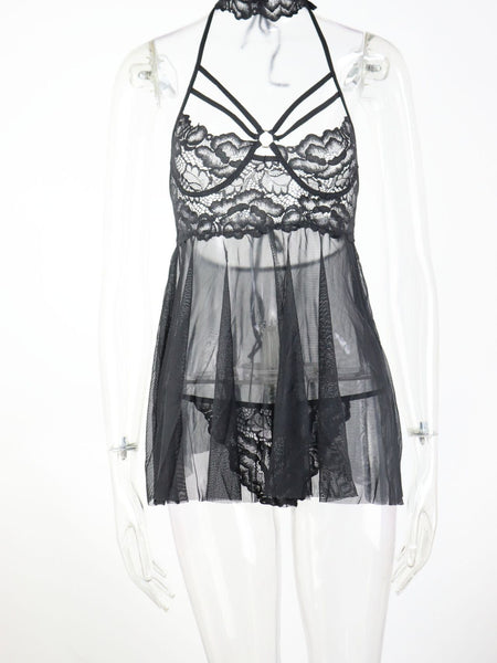 Sexy Lingerie New Strap Nightdress