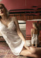Underwear Women's Water Soluble Embroidery Suspenders Lace Temptation Nightdress