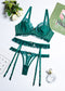 Lace Embroidered Push Up Lingerie Body Shaper Set