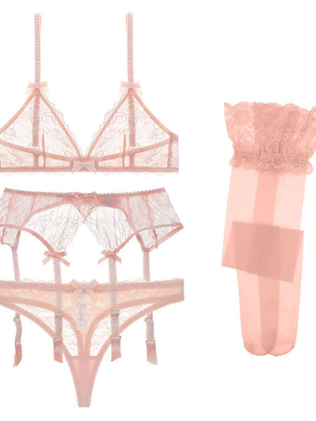 Ladies French Triangle Cup Lingerie Set