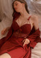 Summer Suspenders Nightdress Lace Pajamas Two-piece Suit