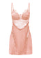 Ice Silk Pajamas Suspender Skirt Suit Lace Perspective Straps