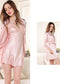 Ice Silk Thin Lace Suspender Nightdress Nightgown Two-piece Suit