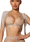 New Layered Rhinestone Bra Body Chain Women