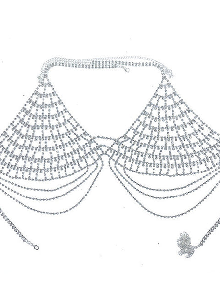 Rhinestone Sexy Lingerie Suit Body Chain
