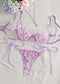 Sling Snowflake Embroidery See-through Lace Hollow Sexy Lingerie