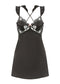 Women's Spring And Autumn Ice Silk Lace Suspender Nightdress