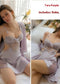 Summer Suspenders Nightdress Lace Pajamas Two-piece Suit