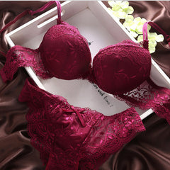 Sexy Lingerie Full Lace Bra Set