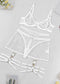 Women's Striped Mesh Gathered For Fun Lingerie