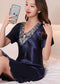 Summer Ice Silk Lace Female Sexy Nightdress
