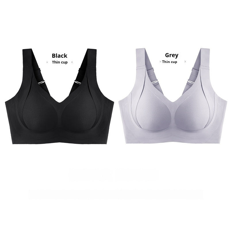 Bra Full Cup Large Size Seamless Thin Underwear