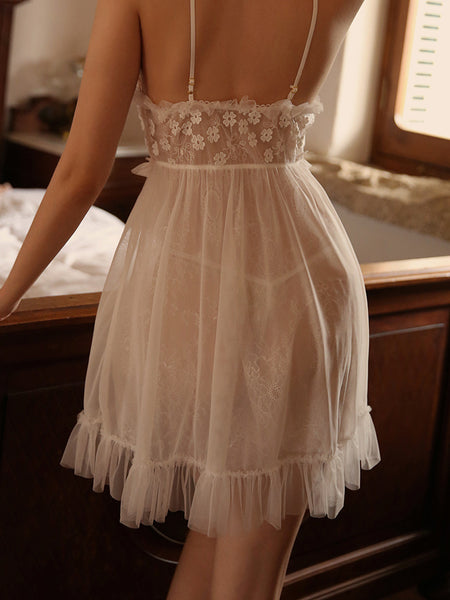 Sexy Lingerie Sexy Pajamas Set Nightdress Perspective