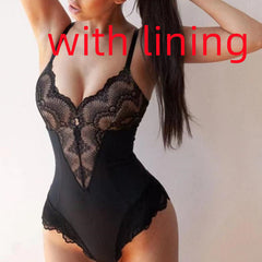 Lace Lace Stitching  Bodysuit Erotic Lingerie Women