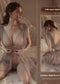 Sexy Pajamas Women's Summer Transparent Lace Slip Nightdress
