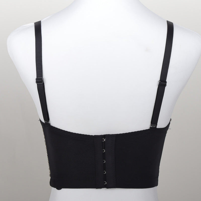 Fashion Women's Simple Sling Beaded Bra