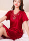 Summer Ice Silk Lace Female Sexy Nightdress