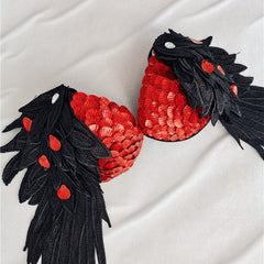 Handmade Sequined Mermaid Scale Bikini Lingerie