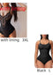 Lace Lace Stitching  Bodysuit Erotic Lingerie Women