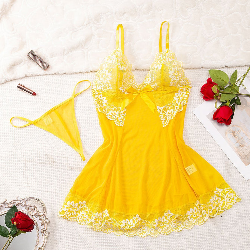 Lace Body Shaping Temptation Transparent Lingerie