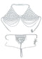 Rhinestone Sexy Lingerie Suit Body Chain